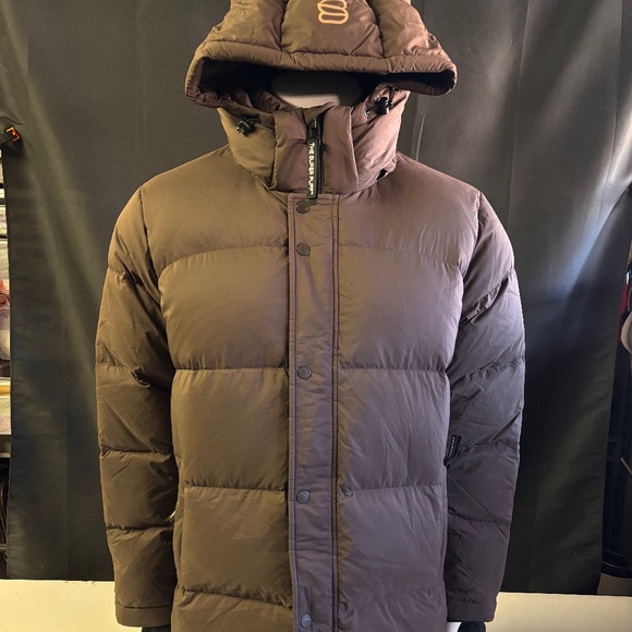 New womens large Aritzia Super Puff Mid Down Coat - Picture 1 of 9